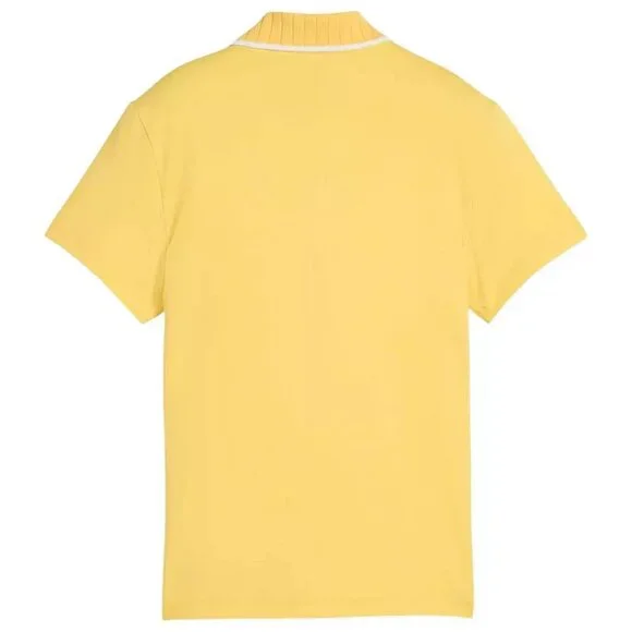 PUMA X Dani Dazey Women's CLOUDSPUN Bridges Golf Yellow Polo Size XS Preppy - Picture 2 of 5